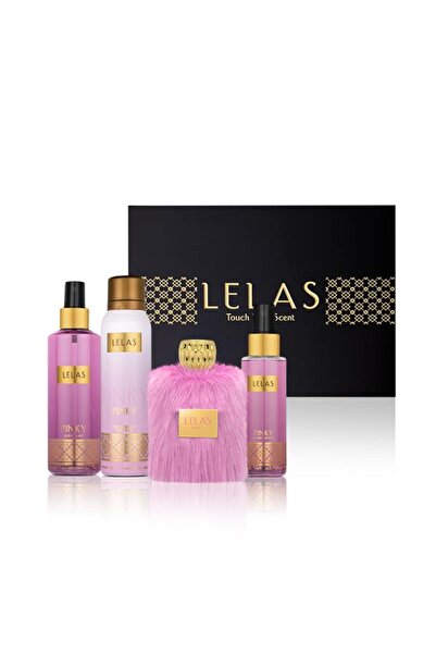 Lelas 1580 Pinky 4 Parça Hediye Kutulu Kadın Parfüm Seti
