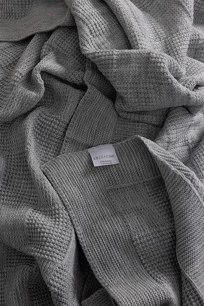 Koza Home Plaid Gray Single Blanket 160x220 15006