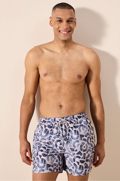 Penti Geo Multicolor-Badeshorts für Herren