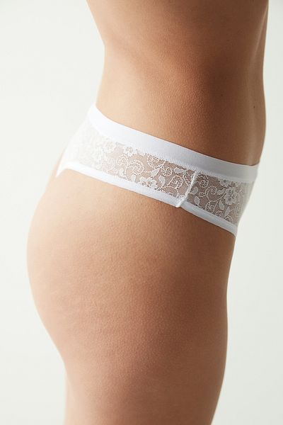 Penti Δαντελένια Dream Off-White Thong εσώρουχα