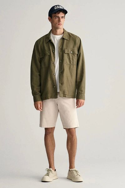Gant Men's Cream Relaxed Fit Shorts