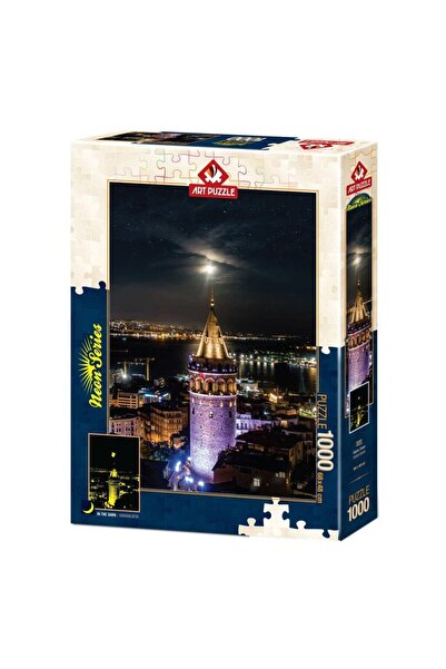 Tıfıl Toys Puzzle Galata Kulesi Sanatsal Tablo 1000 Parça Neon
