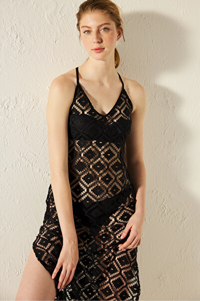 Penti Černé plážové šaty Romi