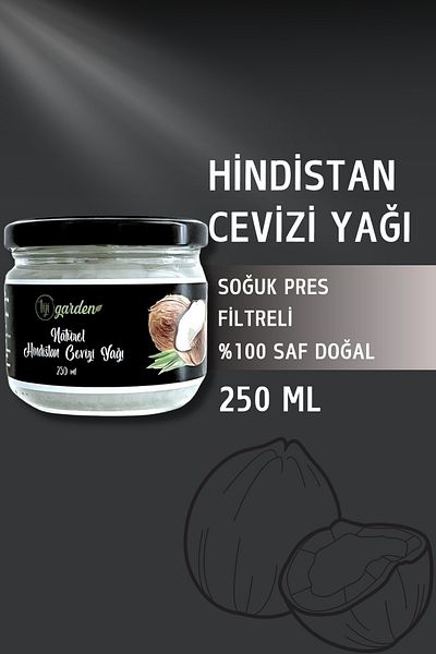 Tiji Garden Coconut Oil 250 ml Cold Press 100% Natural