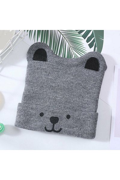 OEM Drool Teddy Bear Hat (Color: Gray)