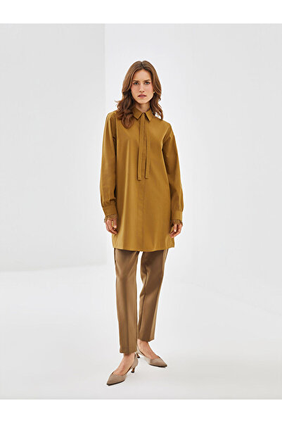 LC Waikiki Γυναικείο πουκάμισο τουνίκ από ποπλίνα