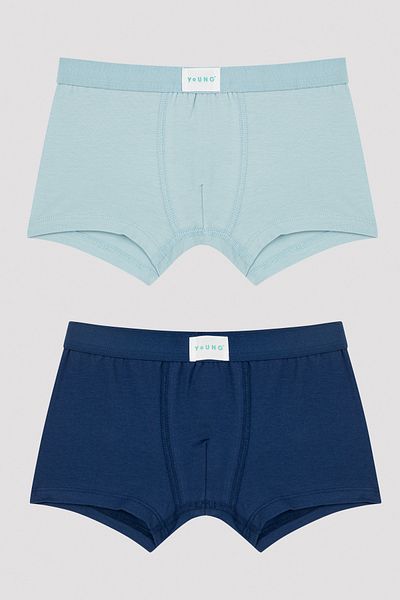 Penti Boy's Navy Basic 2-pack Boxer