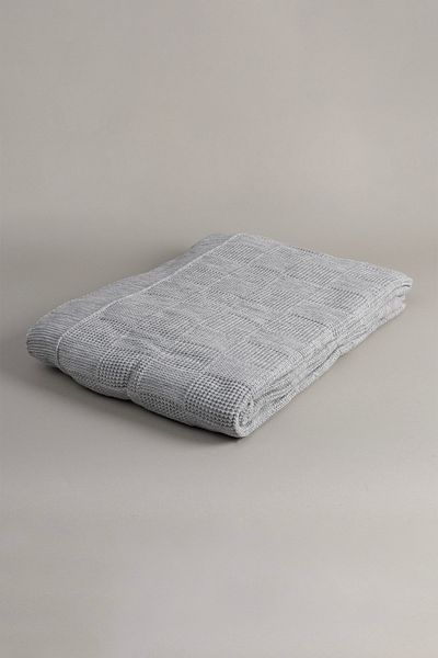 Koza Home Plaid Gray Double Blanket 200x220 15005