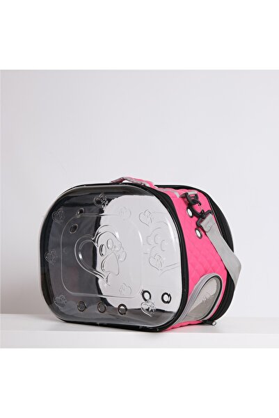 sevgipet Kapitone Çift Cam Elips Taşıma Çantası