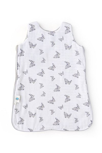 DEUX LAPINS 6-18 Months Iconique Lapin Patterned Muslin Sleeping Bag - 1.85 Togbebek