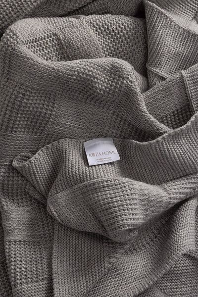 Koza Home Plaid Mink TV Blanket 130x170 15012