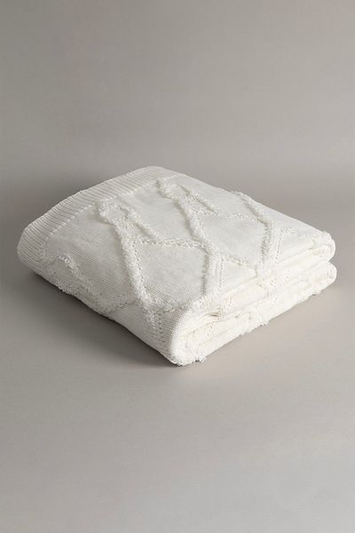 Koza Home Espuma De Mar Cream Double Blanket 200x220 37125