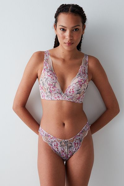 Penti Sutien de ridicare Dreamy Unsupported Glittery Pink