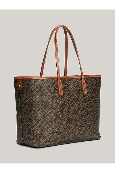 Tommy Hilfiger Monoplay Leather Tote Bag