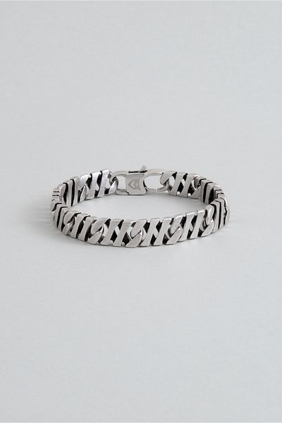 So CHIC... Stripe Model Steel Men's Bracelet