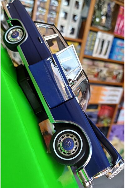 OYUNCAKSAHİLİ Mercedes Benz 600 Metal Klasik Makam Araba 1963 Model 1:24  Die...