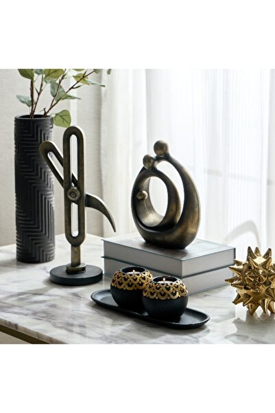 Home Box Calle Polyresin Vintage Finish Accent - 18x12.5x36.5 cm