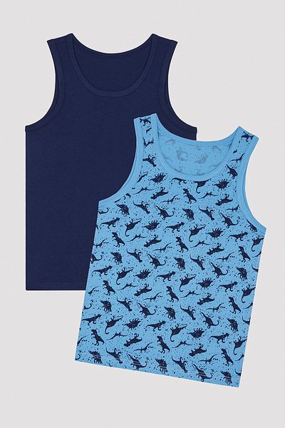 Penti Boy Colorful Dino 2-pack Undershirt
