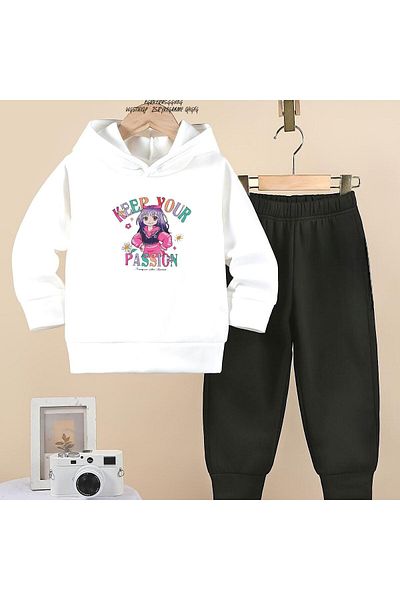 BENROMA Unisex παιδικό σετ φόρμας - Keep Your Printed, Oversize Fit