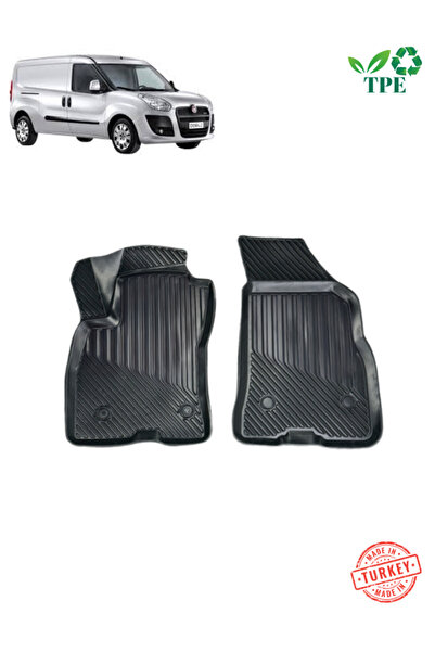Black Gold Fiat Doblo Panelvan Havuzlu Oto Paspas Kapalı Kasa Ön İki Parça