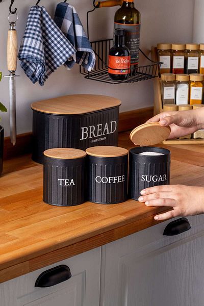 FH finehome Rona 3-Piece Jar Set