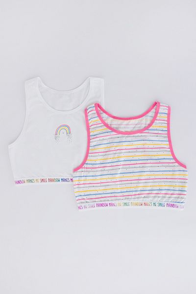 Penti Teen Rainbow 2-Pack Sports Singlet
