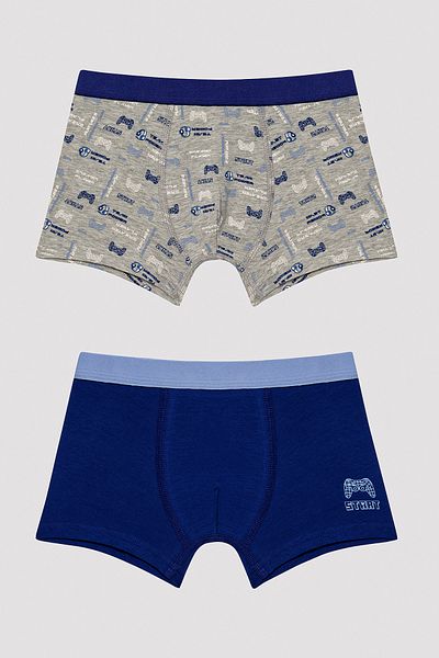 Penti Boy's Game Written Multi-Colored 2-Piece Boxers