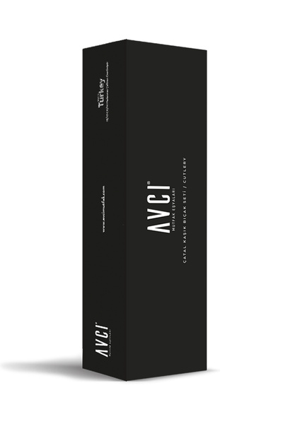 Avcı Classy Titanium Shiny Gold 12 Pieces Sweet Fork 18/10 Stainless Steel 2.5 mm