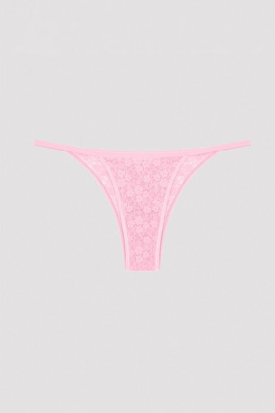 Penti Lilac Lace Lace 3 Pack Brazilian εσώρουχα