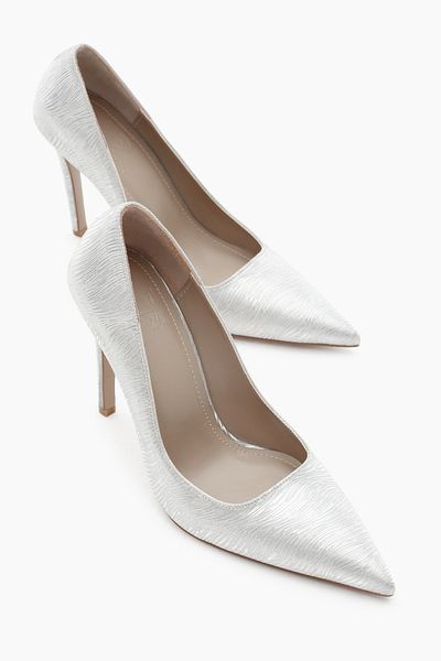 Dark silver high heels store