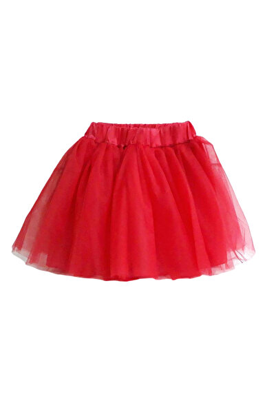 bebegen 19 Mayıs Kırmızı Tüllü Kız Çocuk Etek