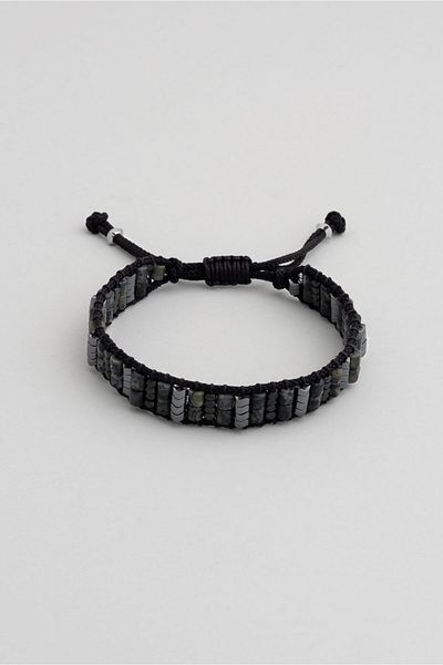 So CHIC... Colorful Rope Detailed Steel Adjustable Men's Bracelet
