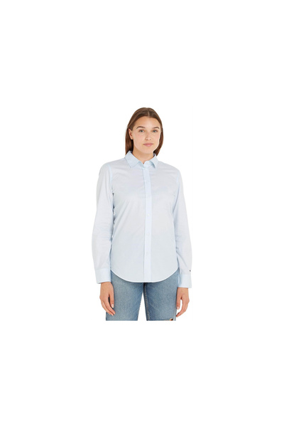 Tommy Hilfiger Langarmbluse für Damen in unifarben