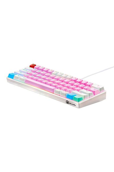 Gamertek GK60 Mini Pro Gaming Keyboard - Cotton Candy