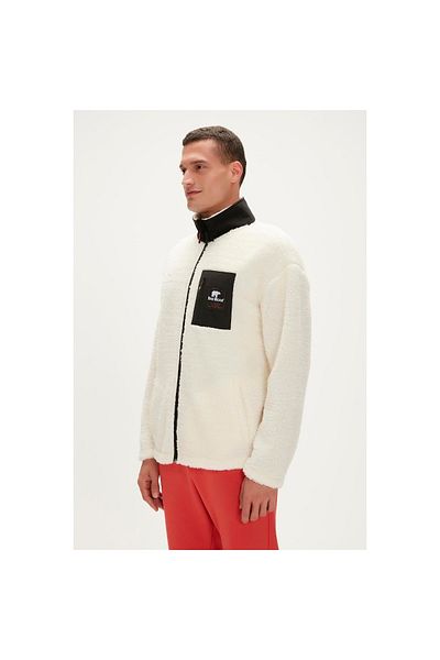 Bad Bear Ryan Plush Men's Beige Stand Collar Jacket