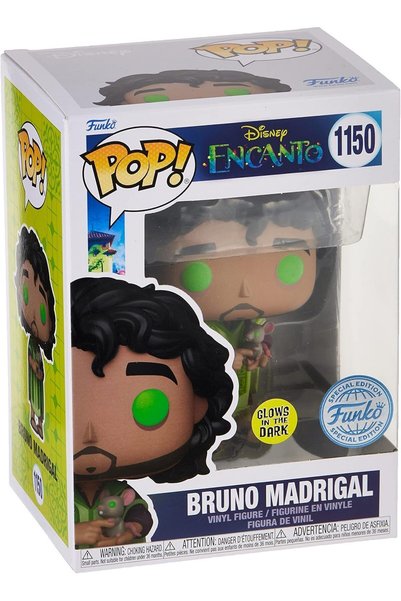 Funko Поп! Дисни: Енканто - Бруно Мадригал (Свети в тъмното) (Специално издан...