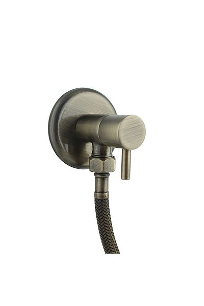 FKN Rod Head Brass Antique Bidet Tap with Spiral