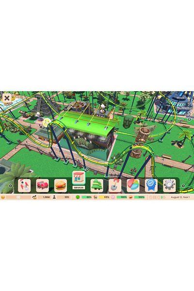 ATARI RollerCoaster Tycoon Adventures Deluxe PS4