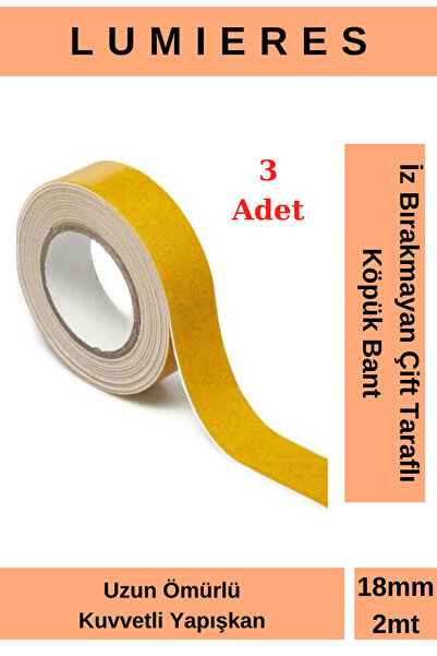 Lumieres Özel Seri Süper Uzun Ömürlü Kuvvetli Yapışkan Güçlü İz Bırakmaz Çift...