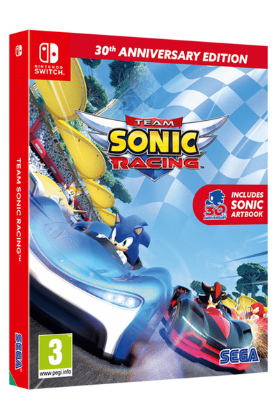 SEGA Team Sonic Racing - إصدار الذكرى السنوية الثلاثين Switch (PAL)