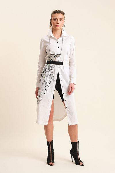 VERDA Printed Long Shirt