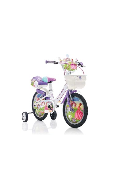Corelli Lovely 16 Jant Çocuk Bisikleti Alüminyum Kadro Beyaz Mor