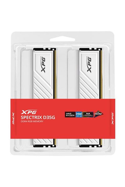 XPG Spectrix D35 16GB(8GBX2) DDR4 3600MHz RGB White Memory