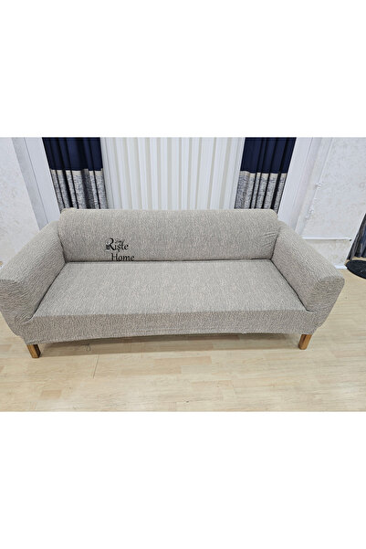 Rişte Home Calitate standard jacquard semi-acoperit 1 buc 3 locuri model tijă husă scaun cauciuc, husă