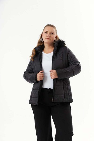 RMG Large Size Quilted Puffer Jacket Lined