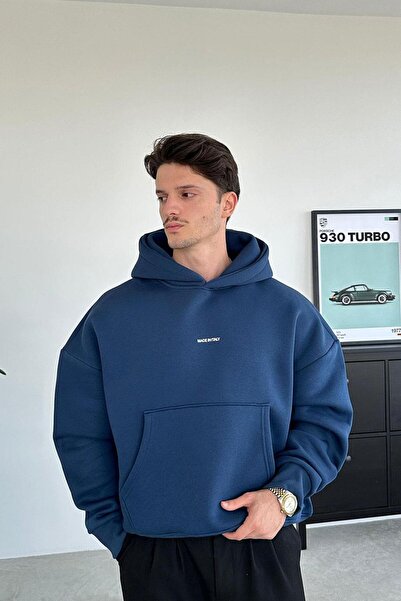 HAFKAGİYİM Μπλουζάκι Oversize Kartell σε μπλε ναυτικό χρώμα