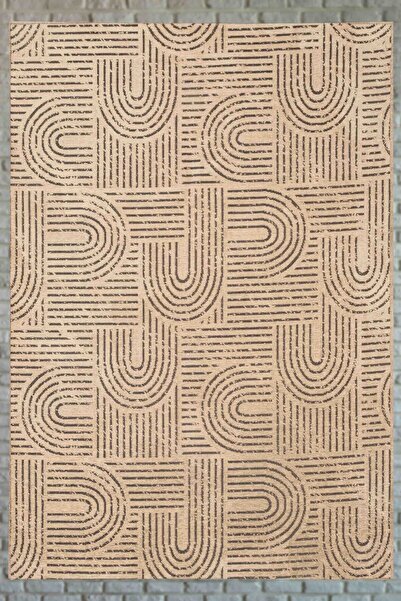 Lorente Home Μοκέτα Moreno Viscose Woven Αντιολισθητική Βάση Πλενόμενη Μπεζ Μοκέτα Σαλονιού 1355