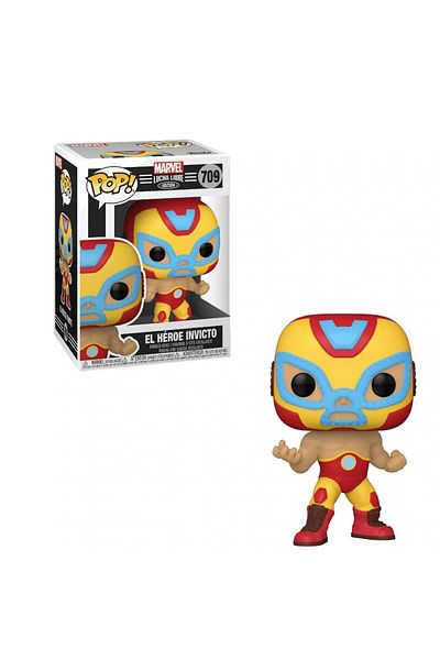 Funko POP Marvel Luchadores Iron Man Vinyl Fig