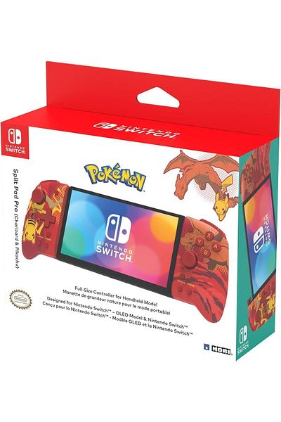 Hori Nintendo Switch Split Pad Pro - Charizard & Pikachu