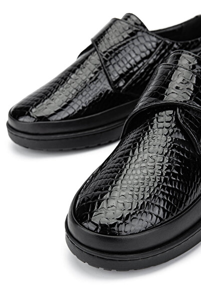 Tamer Tanca Kadın Hakiki Deri Siyah Casual Ayakkabı